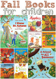 Fall Book for Children with fall art